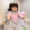 KEIUMI Кукла Reborn Bebe, игрушка, тканевое тело, Реалистичная кукла с жирафом для детей, подарки на день рождения и Рождество