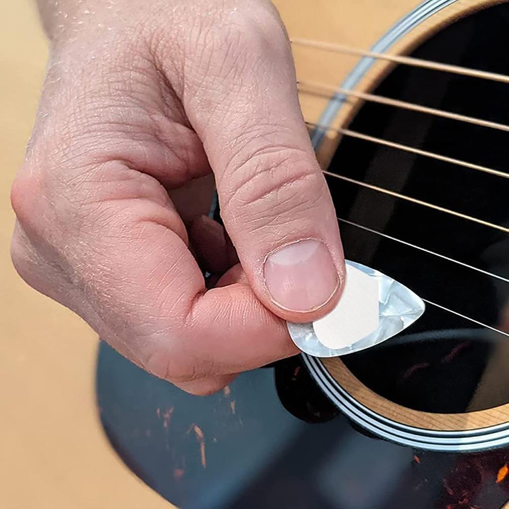16 шт. Медиаторы для гитары с захватом, Захваты для медиаторов, Нескользящие захваты, Силиконовые захваты для медиаторов, Предотвращают выпадение медиатора, Наклейка