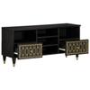 TV Stand 100 x 33 x 46 cm Solid Mango Wood
