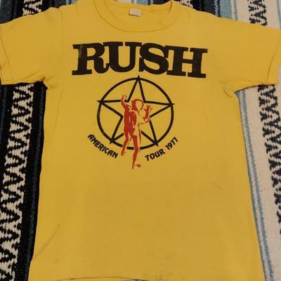 Новый 70-х Rush Американский тур 1977 Хлопок Унисекс Все размеры 21D598