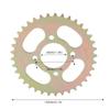 OD 155mm Motorcycle Chain Sprocket Cog 420 37T Motorbike Rear Sprocket  ATV Quad Bike