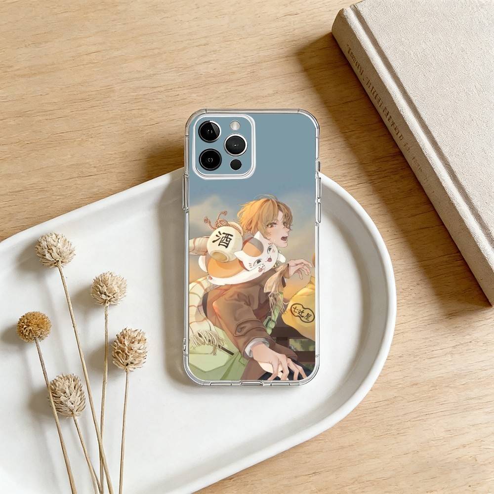 Чехол для телефона N-Natsumes B-Book of F-Friends Для iPhone 17 16 15 14 13 12 11 Mini Pro Max Plus Прозрачная крышка