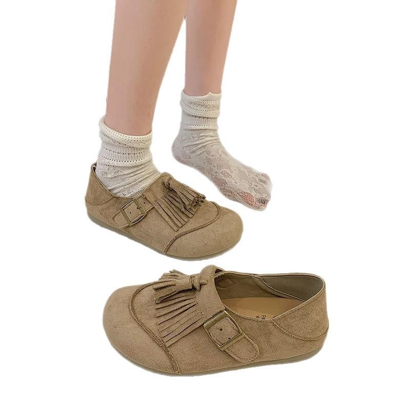 Boken Doudou обувь женская новая летняя с юбкой мягкая подошва ретро на плоской подошве одинарная обувь