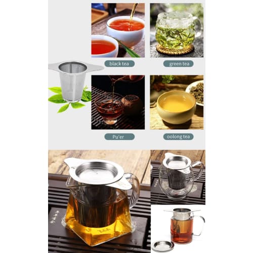 Desirable Tea Strainer, Professionally Recommended, Stainless Steel, Ultra-Fine Mesh, Strainer for Tea Leaves, Deep Tea Strainer for Mugs, Cups, and P