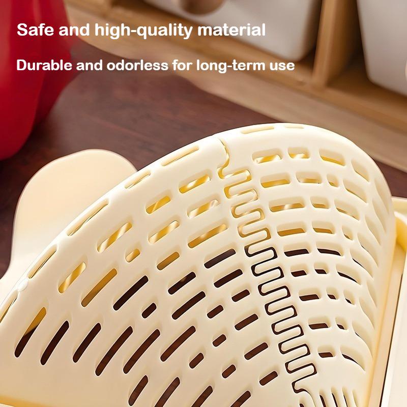 Sink Swan Drain Basket Household Magnetic Kitchen Vegetable Washing Multi-functional Pool Triangular Plastic Water Filter Rack