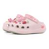 Crush Clog Candy Piglet - Love Gift Box EVA Cute Graffiti Macaron Decorative Buckle Simple Hole Shoes Unisex Pink