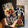 Чехол для телефона One Piece Luffy Funda для iPhone 17 16 Pro Max 14 11 X XS XR 12 17Air 13 Mini SE 15 Plus 7 8