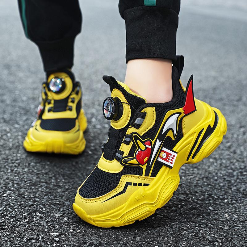 Детская мода Four Seasons Дышащая повседневная обувь для детей Бег Спорт Студенты Девочки Трендовые удобные кроссовки для спортзала