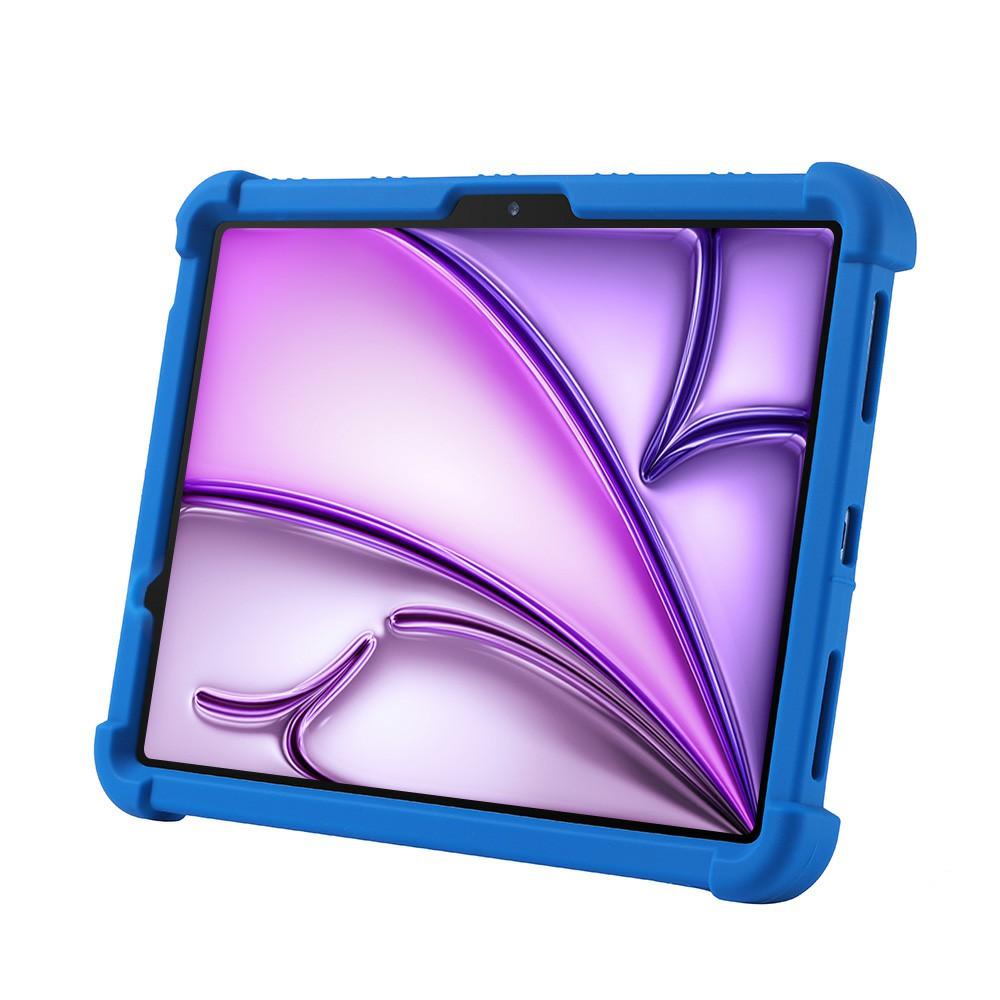 Для iPad Эйр 11 (2025)/(2024) Силиконовый чехол с подставкой, прочный защитный чехол