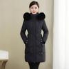 Women Winter Jacket Parka Fur Collar Hooded Thick Warm Long Female Coat Casual Outwear Down Cotton Jacket Parkas