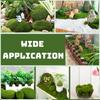 10PCS Simulation Moss Stone Fake Green Plant for Home Garden Flower Pot DIY Micro Landscape Decors Artificial Green Moss Balls