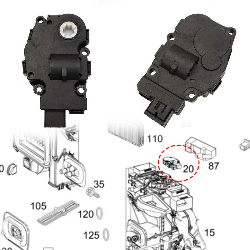 For Mercedes W447 W448 Car Hvac Evaporator Air Heater Actuator Flap Motor Air Conditioner Servo Motor For Benz V Class Vito V260
