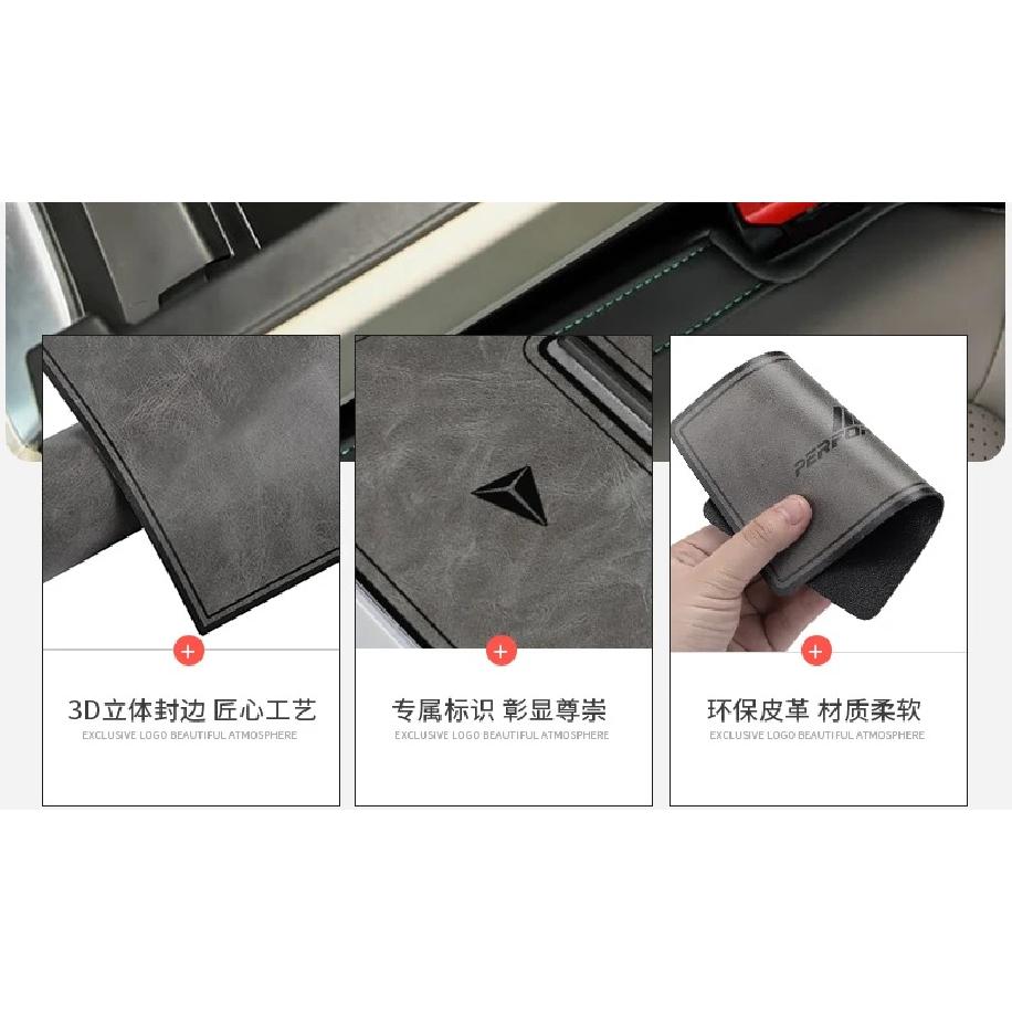 Car Door Slot Mat for Changan Deepal L07 Leather Car Gate Groove Pad Console Cup Holder Coaster
