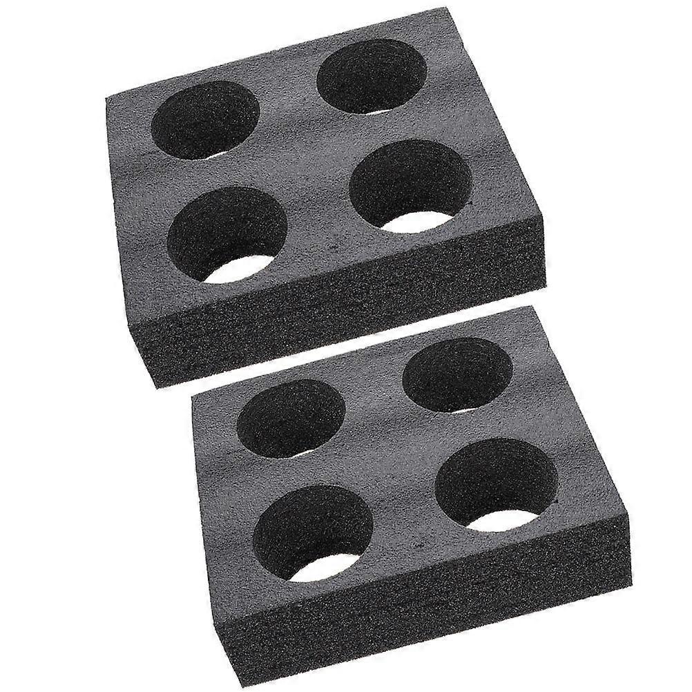 2 Pcs Foam Cup Holder Tray Portable Drink Carrier for Takeout Beverages, Perfect for Hot and Cold Drinks Versatile Holder for Parties, Picnics