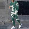 Мужские спортивные костюмы с 3D-принтом, мужские свободные футболки с длинным рукавом, брюки, спортивный костюм, модные повседневные уличные топы, комплекты из 2 предметов