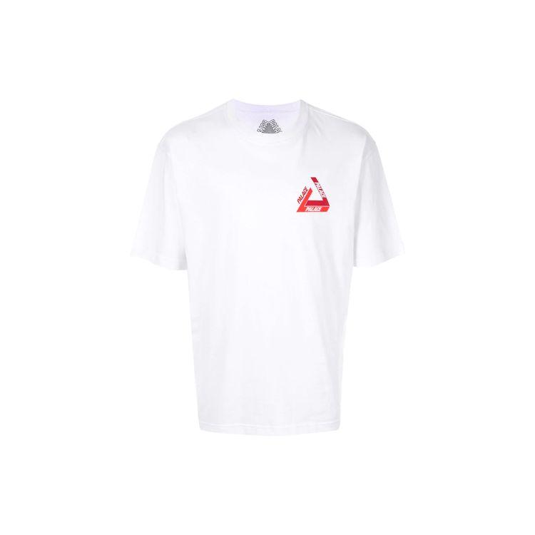 Palace Футболка Tri-Shadow белая унисекс-топы P15TS241