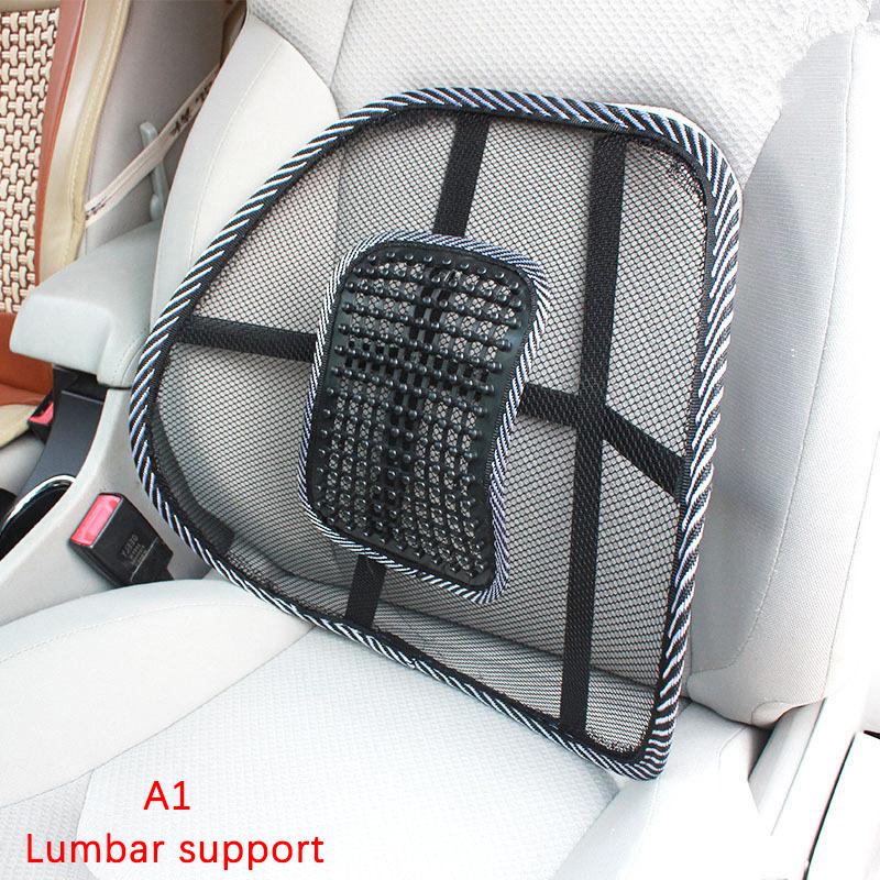 Летнее универсальное офисное кресло, дышащая поясничная поддержка спины, коррекция осанки позвоночника, подушка для спины, автомобильная подушка для сиденья автомобиля, грузовика