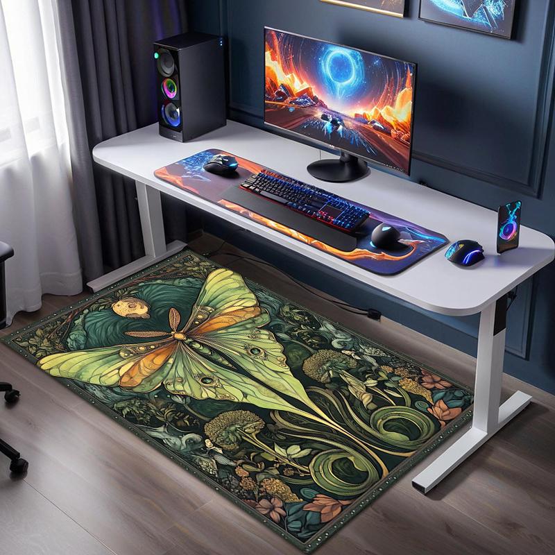 Art Nouveau Butterfly Illustration Carpet Doormat Living Room And Bedroom Mats Doormat Protective Pad Room