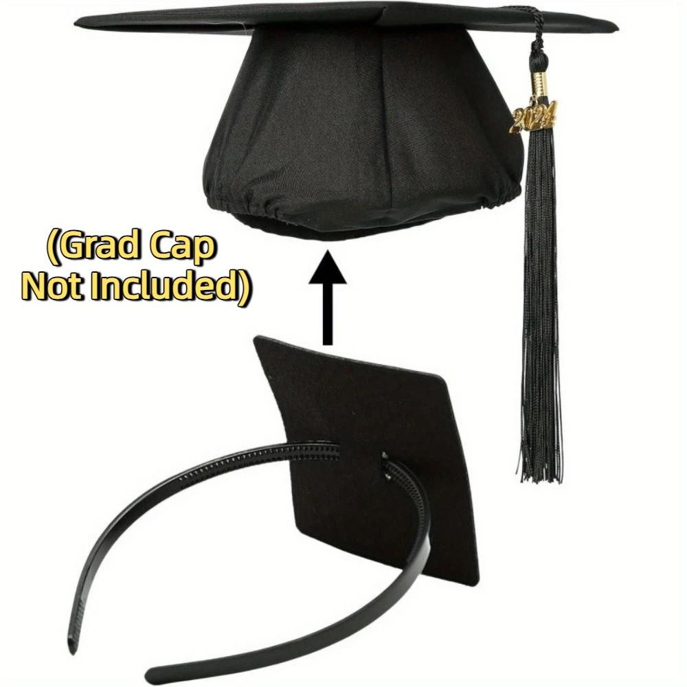 Invisible Anti-fall Hairband Non-Slip Hat Accessories Graduation Cap Headband  Graduation Season