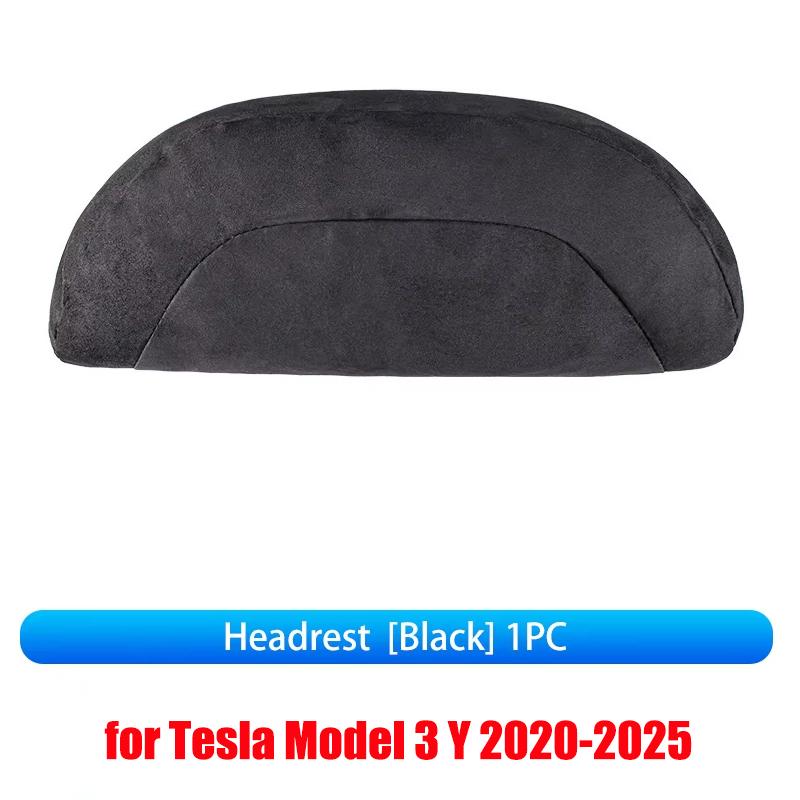 Для Tesla Model Y 3 Juniper Highland 2025-2020 Автомобильная подушка для шеи из пены с эффектом памяти Поясничная поддержка спины Дышащая мягкая подушка-подголовник