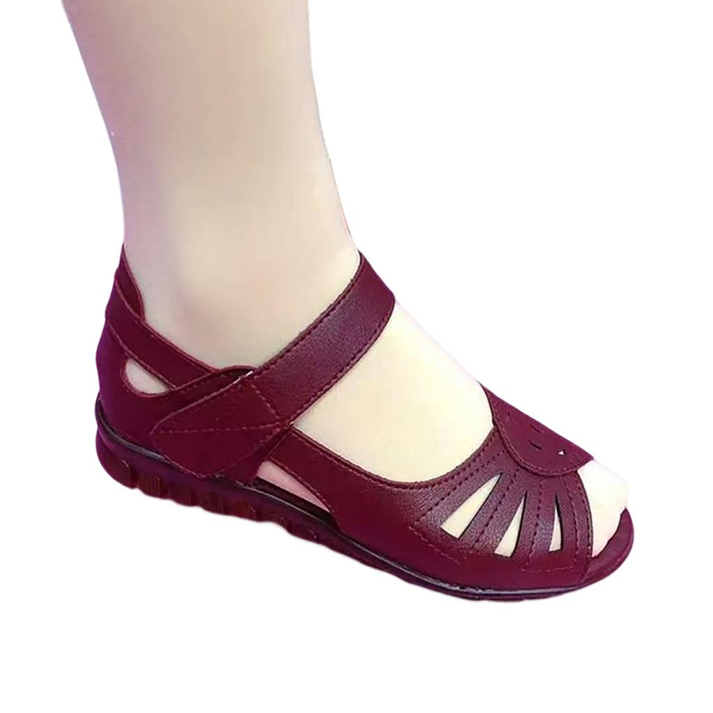 Womens Flat Working Shoes Non Slipped and Wear Resistant Sandals Suitable for Camping Indoor Walking