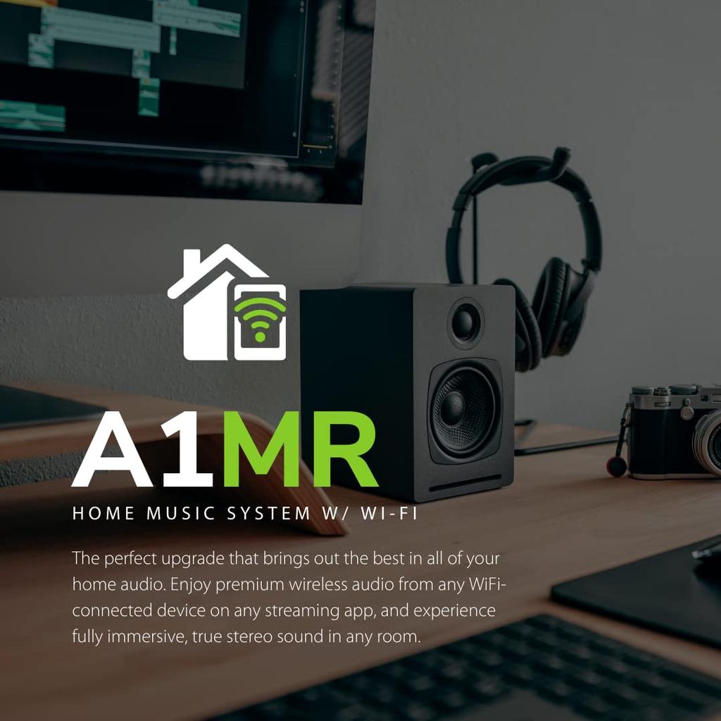 Домашняя музыка WiFi беспроводной WiFi Spotify Premium WiFi AUX подключение сабвуфера []Мультирум-система Audioengine A1-MR, многокомнатный динамик, потоковая передача,