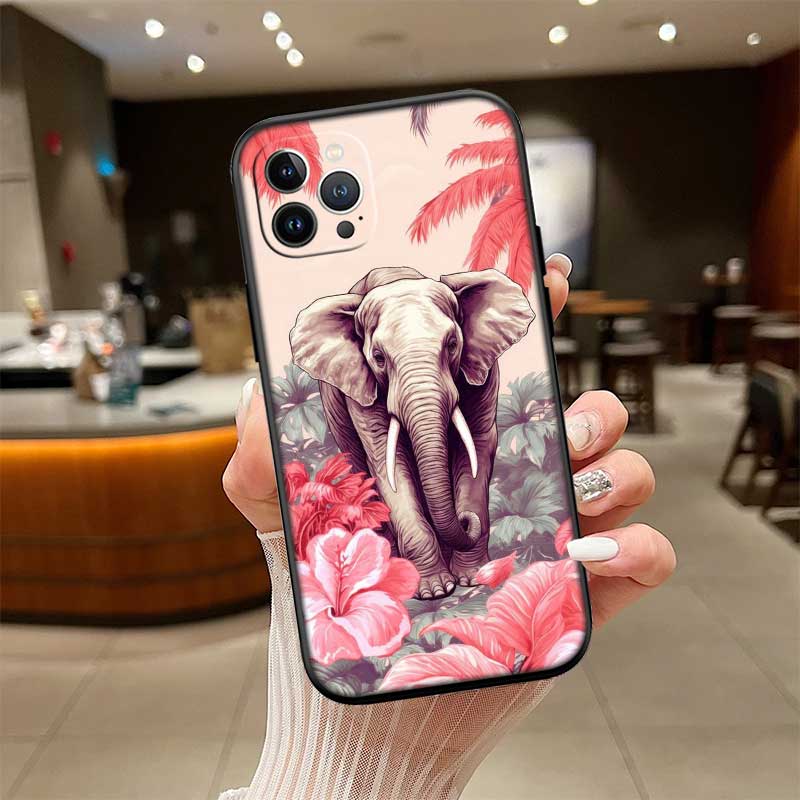 RE5 Животное Слон Новый Высококачественный Чехол для Телефона для iPhone SE X XS XR 16E 17 11 Pro Max 8 7 6 6s Plus Air