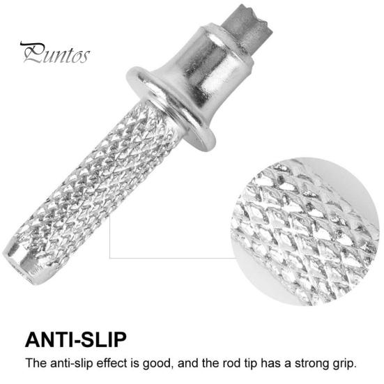 6 шт., сменные насадки для треккинговых удочек из вольфрамовой стали, нержавеющие, устойчивые к коррозии, прочная ручка, универсальные насадки для трости, насадки для треккинговых палок