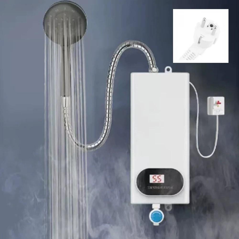 Instant Hot Water Instant Water Heater Digital Display Tankless Water Heater Shower Heating