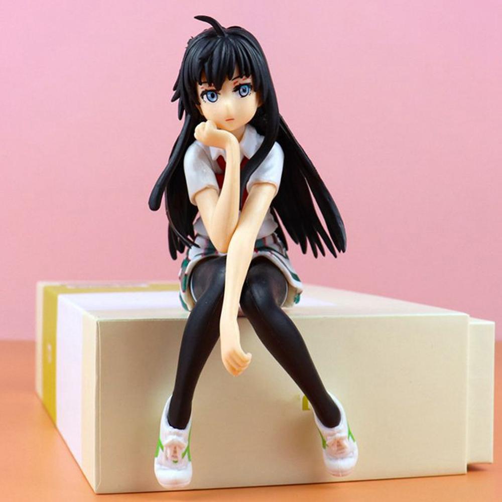 1 шт. Аниме Юкиношита Юкино Фигурки Действия Милые Девочки Юигахама Юи Юийи ПВХ Модель Ученица Младшей Школы Ребенок Подарок Игрушка