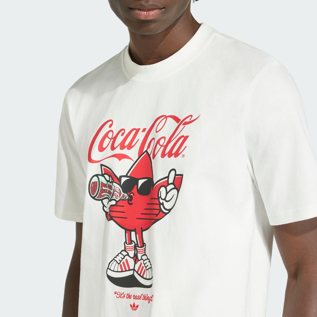 ADIDAS Adidas X Coca-Cola Classic Sports Graphic Treffi Tee Ky2109