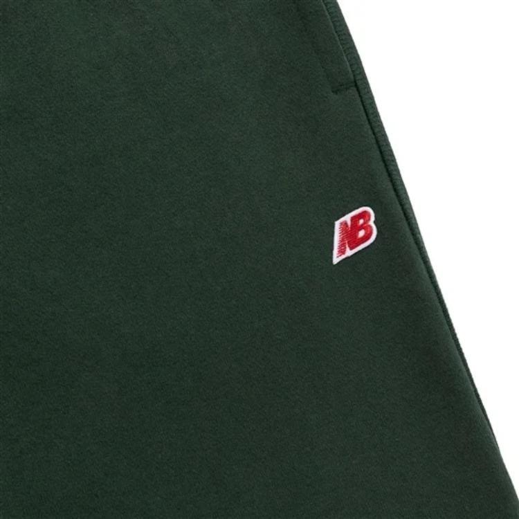New Balance Спортивные брюки Teddy Made Мужские Зеленые Умеренные MP21547-MTN
