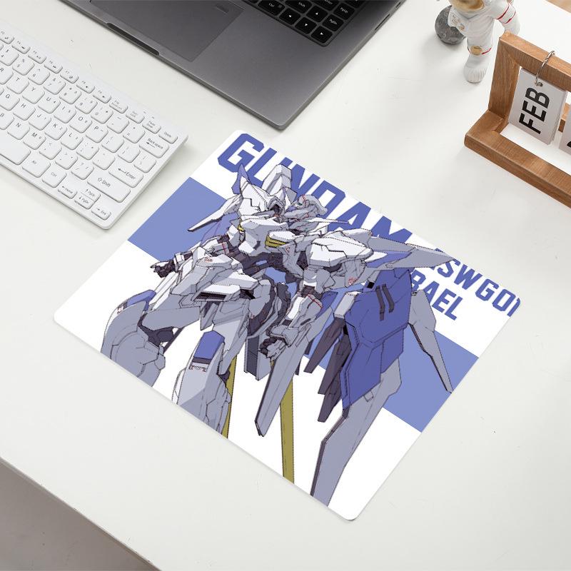 Gundam Anime Mouse Pad: Small Desk Mat with Precision-Locked Edges