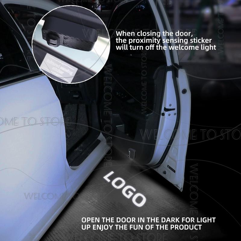 1/2 шт. Для Opel Mokka Corsa Astra Adam Meriva Insignia GTC ЛОГОТИП Светодиодные Проекционные Фонари Приветствия на Дверь Автомобиля Освещение Аксессуары