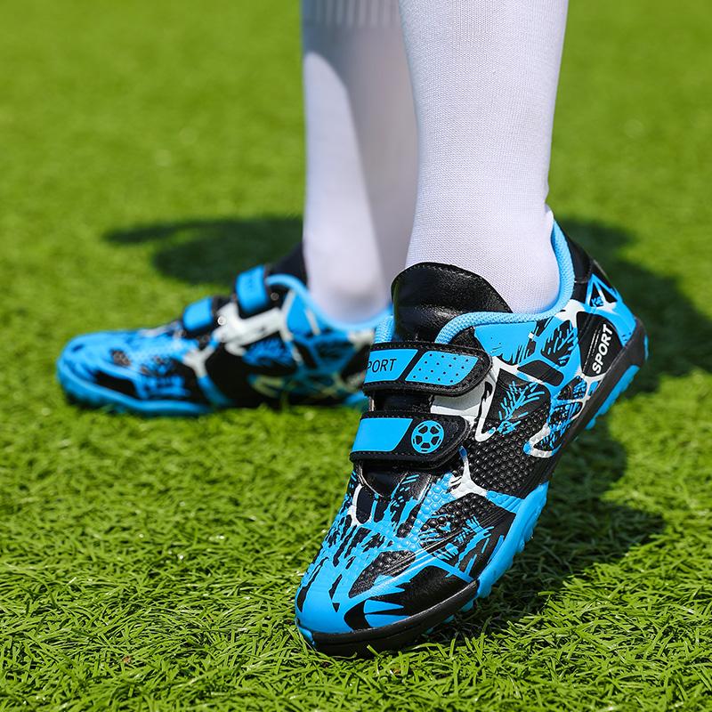 Тренировочные TF футбольные бутсы для мальчиков, противоскользящие молодежные футбольные бутсы с искусственной травой, спортивные тренировочные бутсы для девочек, футбольные бутсы