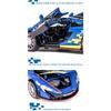 Масштаб 1/32 McLaren P1 GTR, литая под давлением модель автомобиля, игрушечный автомобиль с откатным механизмом, звуком и светом для детей, коллекция подарков для мальчиков и девочек