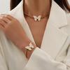 Butterfly Women's Suit Simple and Versatile High-end Necklace Bracelet Niche Design