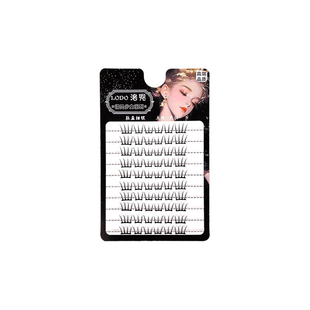 11-13mm Girl Group False Eyelashes 10 Rows Eyelash Extensions Women's Fashion