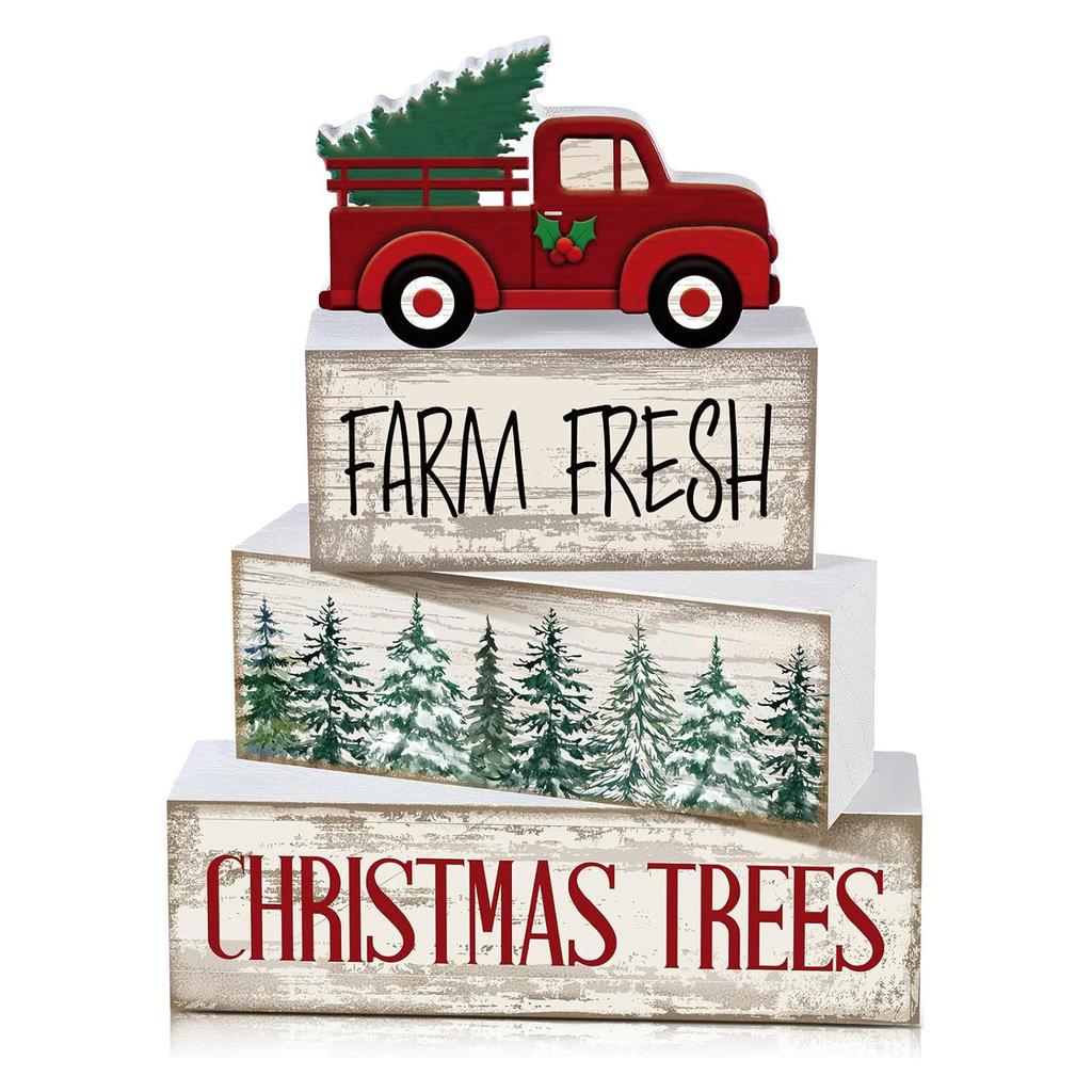 4Pcs Football Table Decorations Football Tiered Tray Decor Sport Game Centerpiece Sign Decorative Rugby Stack Block Gift for Fans Club Tailgate