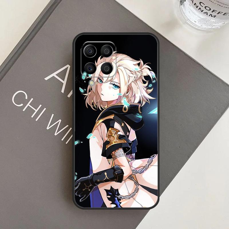 Чехол Albedo Genshin Impact для Samsung Galaxy M11 M21 M31 M20 M23 M54 M14 M34 M13 M52 M32 M12 M16 M36 M56 M15 M55