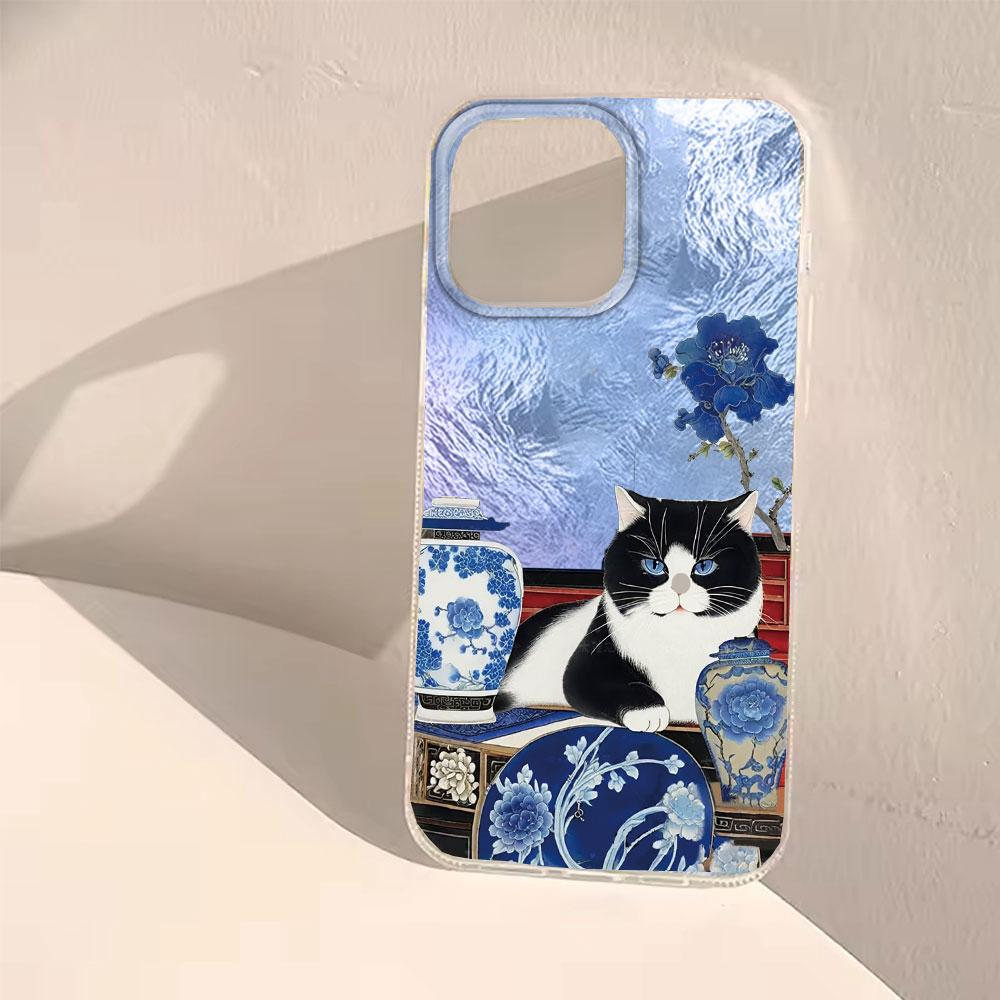 Cat Flower Vortex Pattern Phone Case for Honor 400 200 90 Smart Pro Magic7 6 5 70 Lite X9a X9c X9b X8b X8a X8c X7c X6c X6b Cover