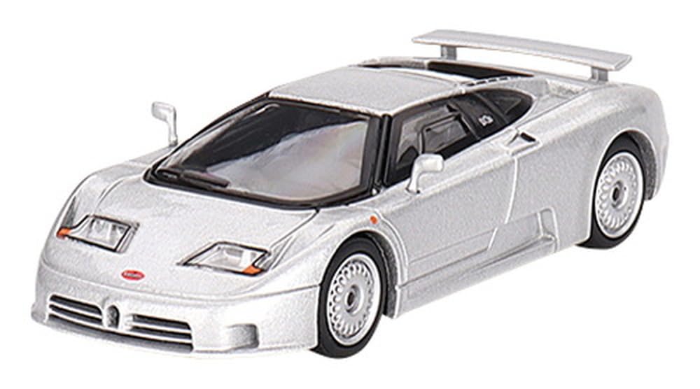 MINI GT Bugatti EB110 GT Светло-серый Готовое изделие 1/64 (Левый руль)