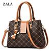 [Delivery Women's Bags] New Fashion Printed Women's Handbag Large-capacity Color Matching Single Shoulder Messenger Bag Tide