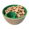3D Printed Nut Seeds Bowl Snack Storage Container Double Dish with Shell Compartment Pistachios Cherries Fruits Candy Serving Bowl