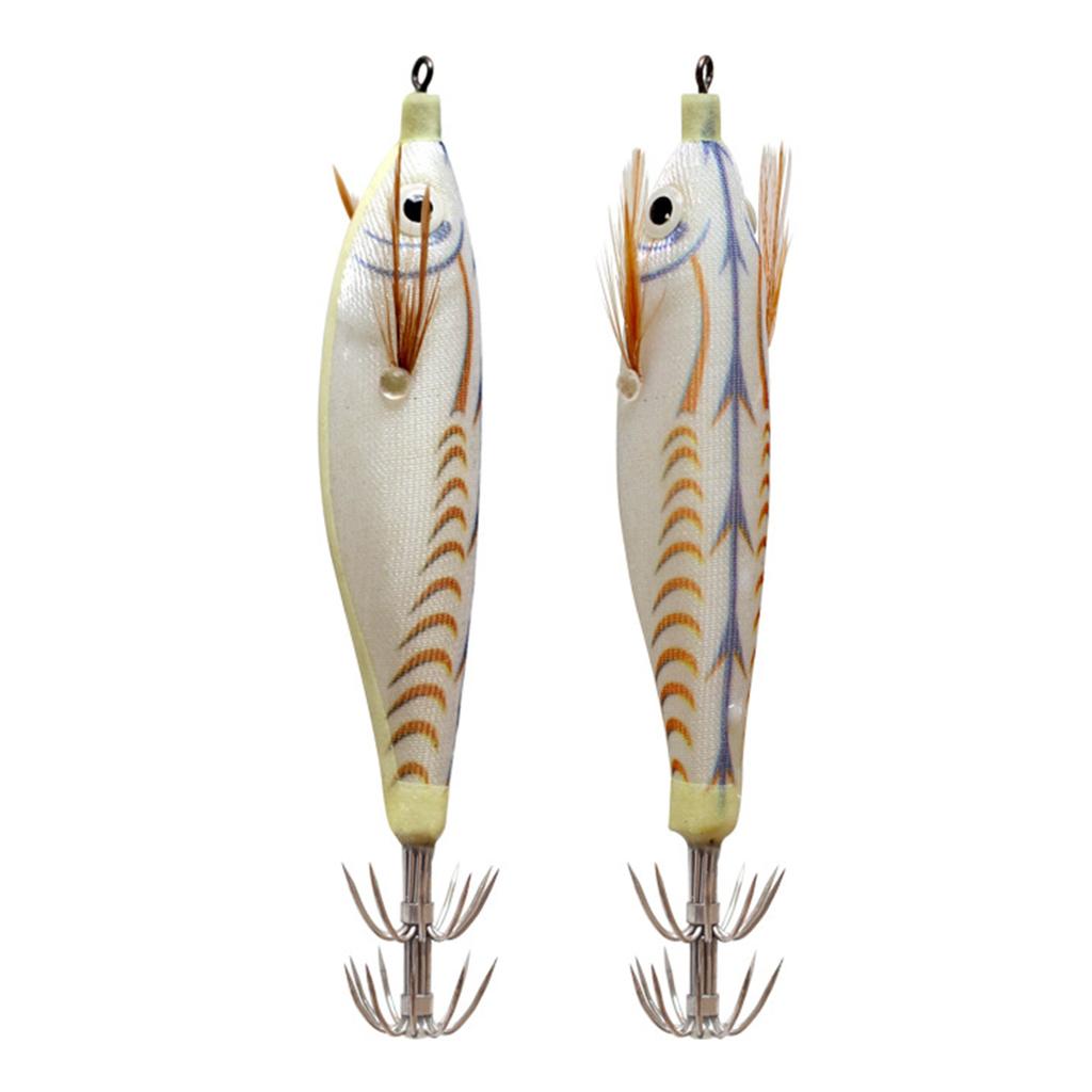 Светящиеся приманки для ловли кальмаров Приманки для ловли на крючок Приманки для ловли каракатицы Приманки для ловли кальмаров в соленой воде Жесткие приманки для ночной рыбалки Выносливые