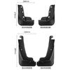 4PCS For Aeolus L8 Haoji Dongfeng Huge PHEV 2025-2026 2027 Car Mudflap Mudguards Fender Wheels Protection Anti-Scratch Tire Rear