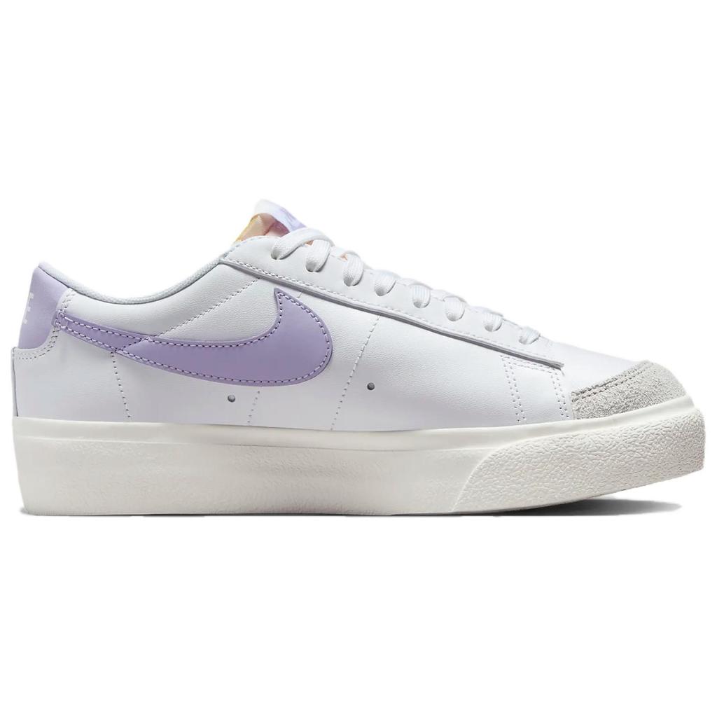 Nike Кроссовки Blazer Low на платформе White Sail Lilac Bloom Женские DJ0292-114