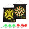macross Дартс Комнатные Бытовые Игрушки Приз Родители и Дети Настенный Двусторонний Мат Безопасные Магнитные Стрелы x 6 Безопасный Набор Дартс MCT-19