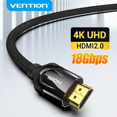 Vention HDMI-кабель HDMI-кабель-переключатель для Xiaomi Mi TV Box PS4 Spliiter Switcher 4K @ 60 Гц Аудиокабель HDMI-HDMI 2.0 HDMI-кабель