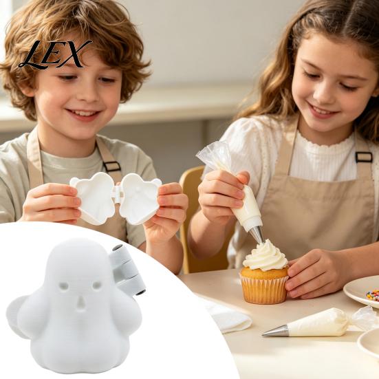 Halloween Baking Supplies Ghost Cake Pop Mold, Mould for Party Treats, Reusable Non-Stick Mold Shape Maker DIY Chocolate Candy And Dessert Decoration